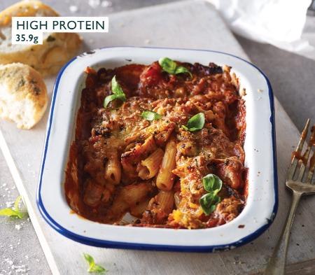 Chicken and Tomato Pasta Bake