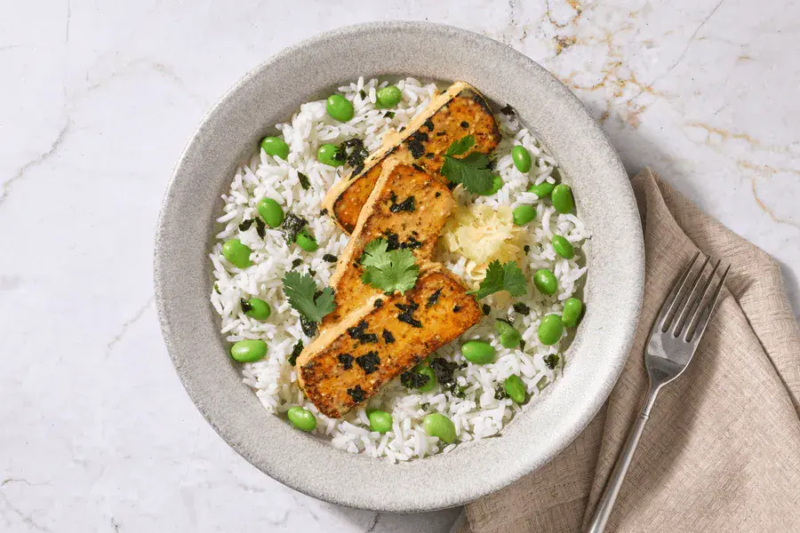 Citrus & Miso Tofu Poke Bowl