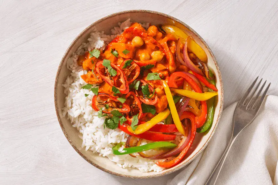 Sweet Potato & Chickpea Thai Red Curry