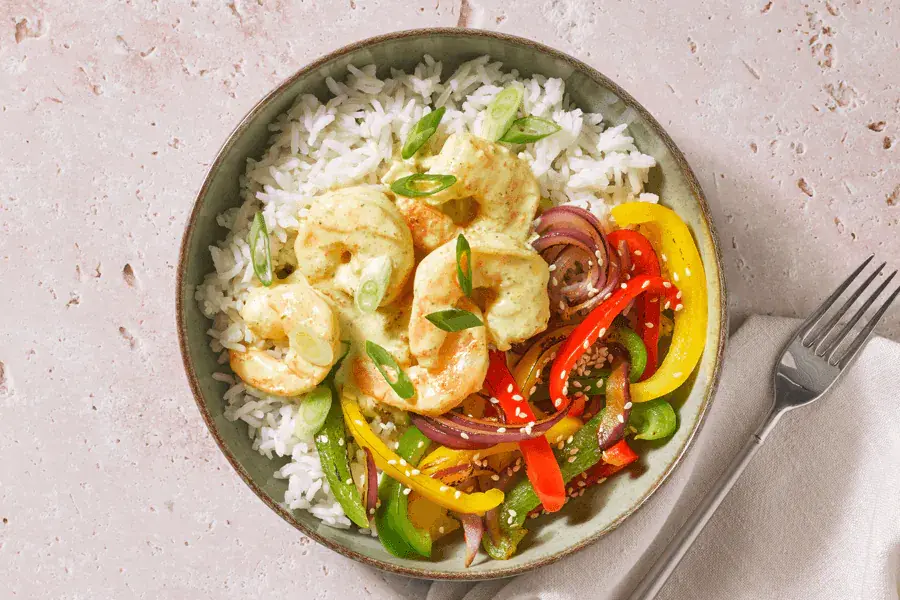 Coconut & Lime Leaf King Prawns