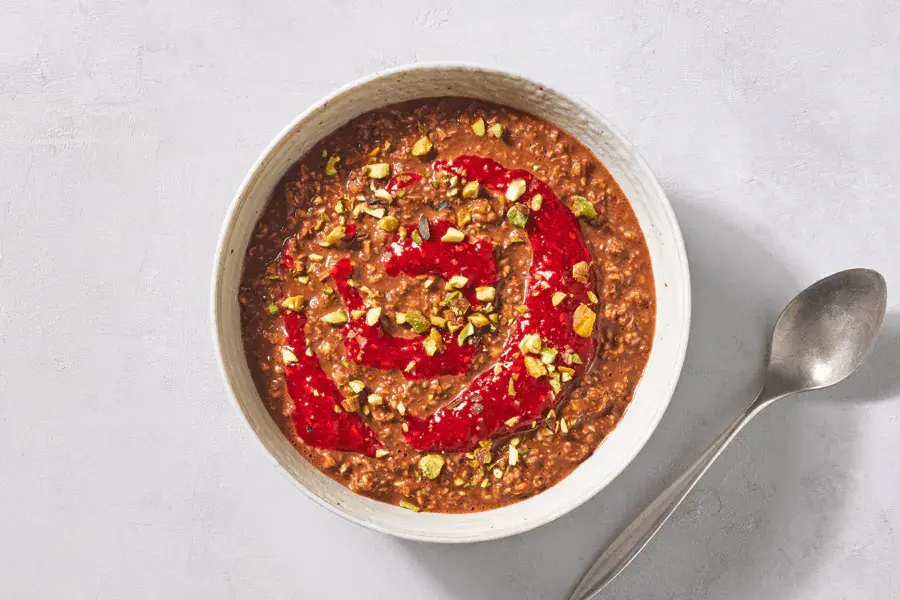 Chocolate & Raspberry Porridge