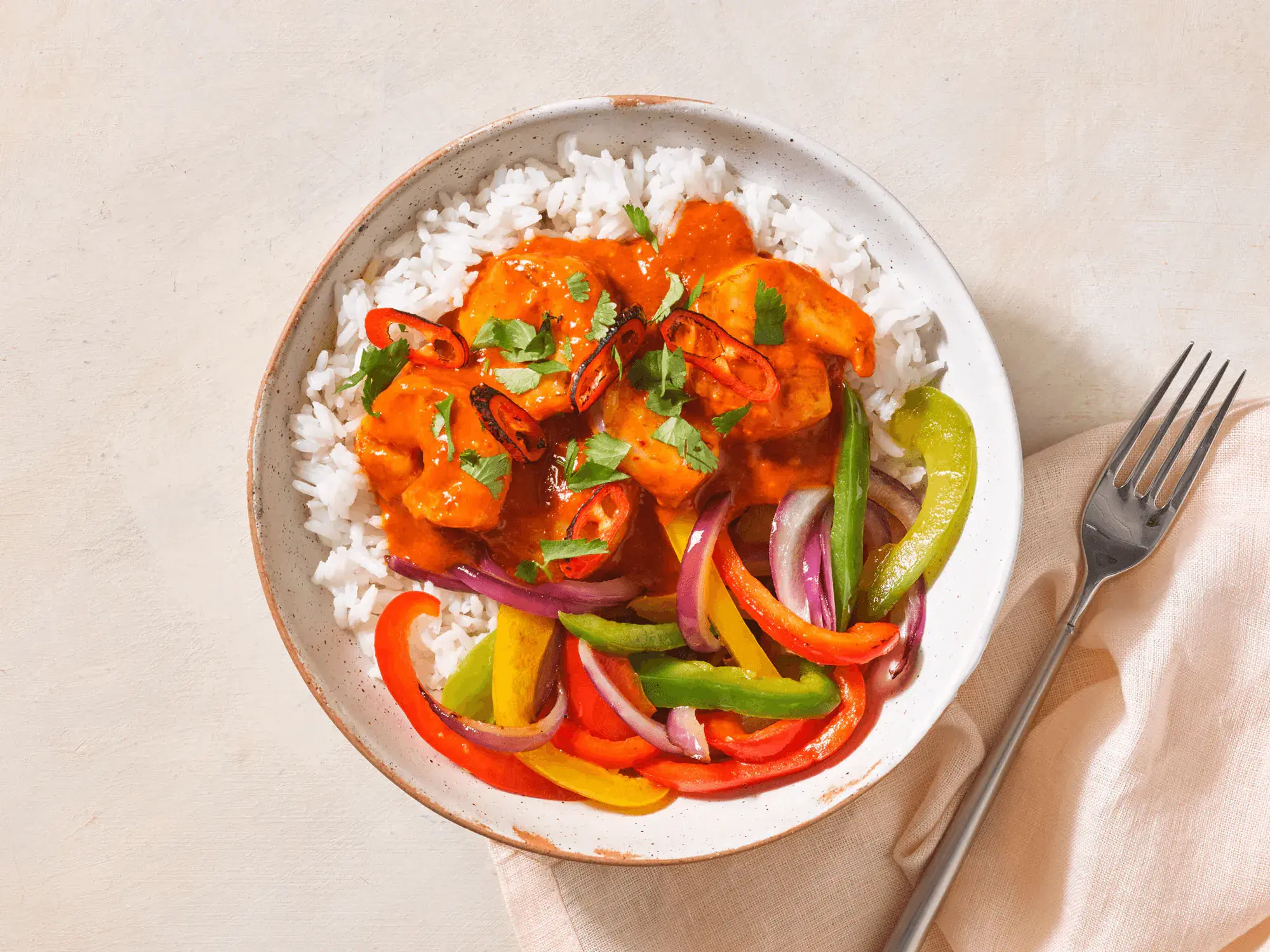 Red Thai King Prawns