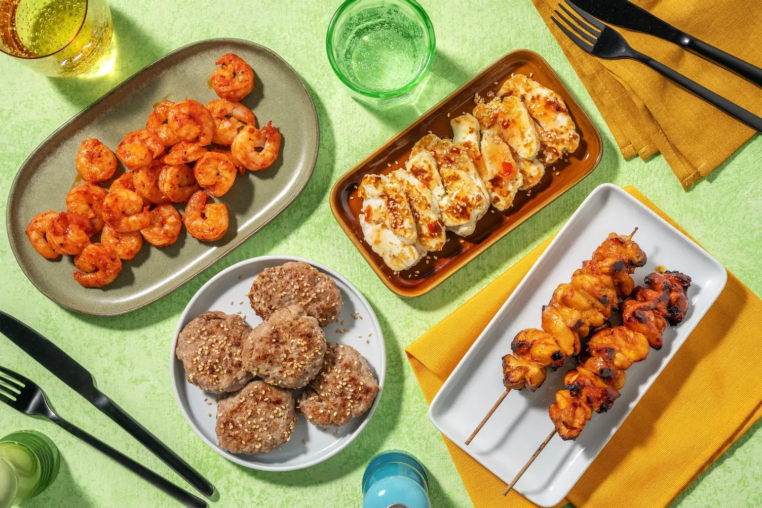 East Asian Style BBQ Selection