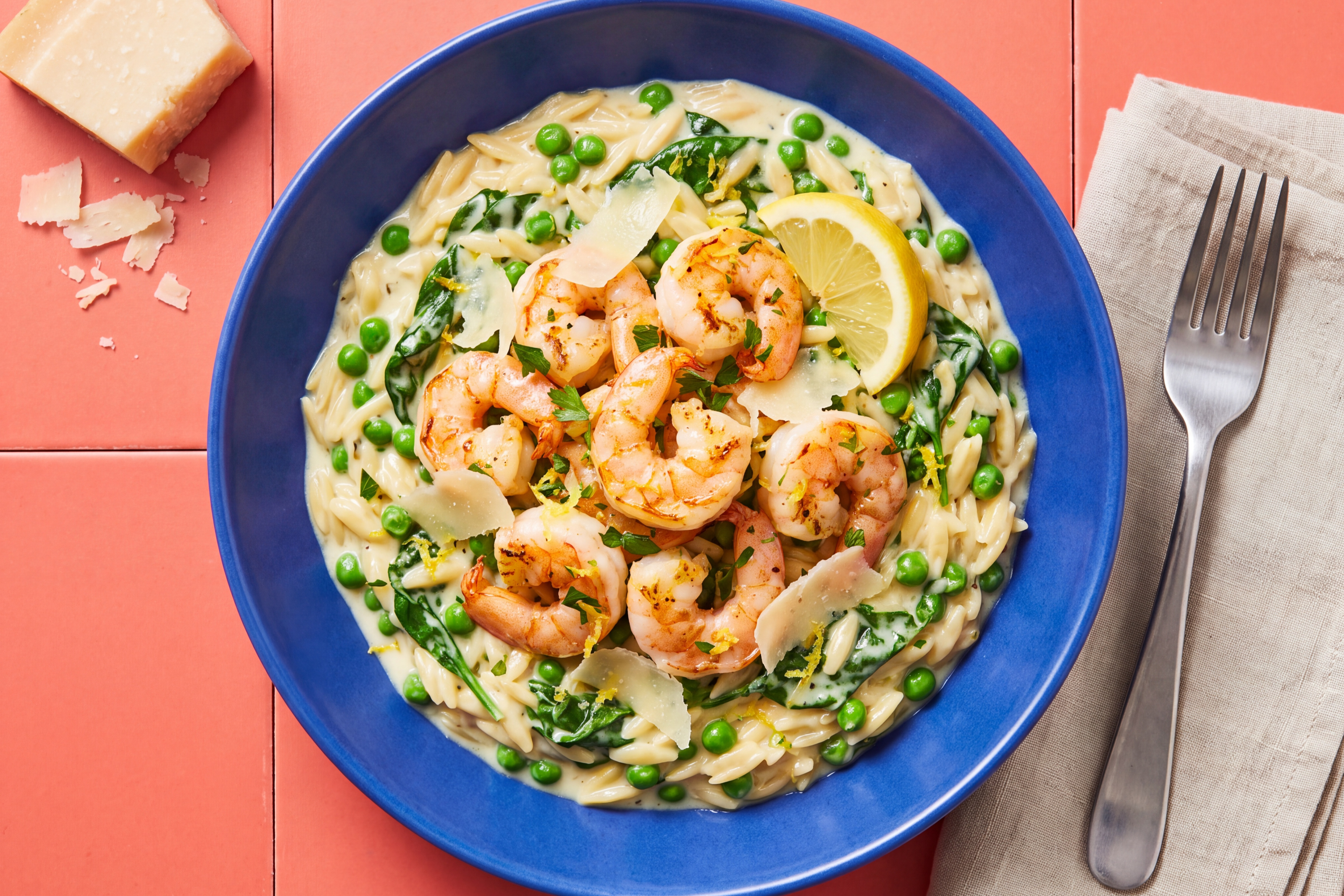 Creamy King Prawn Orzo