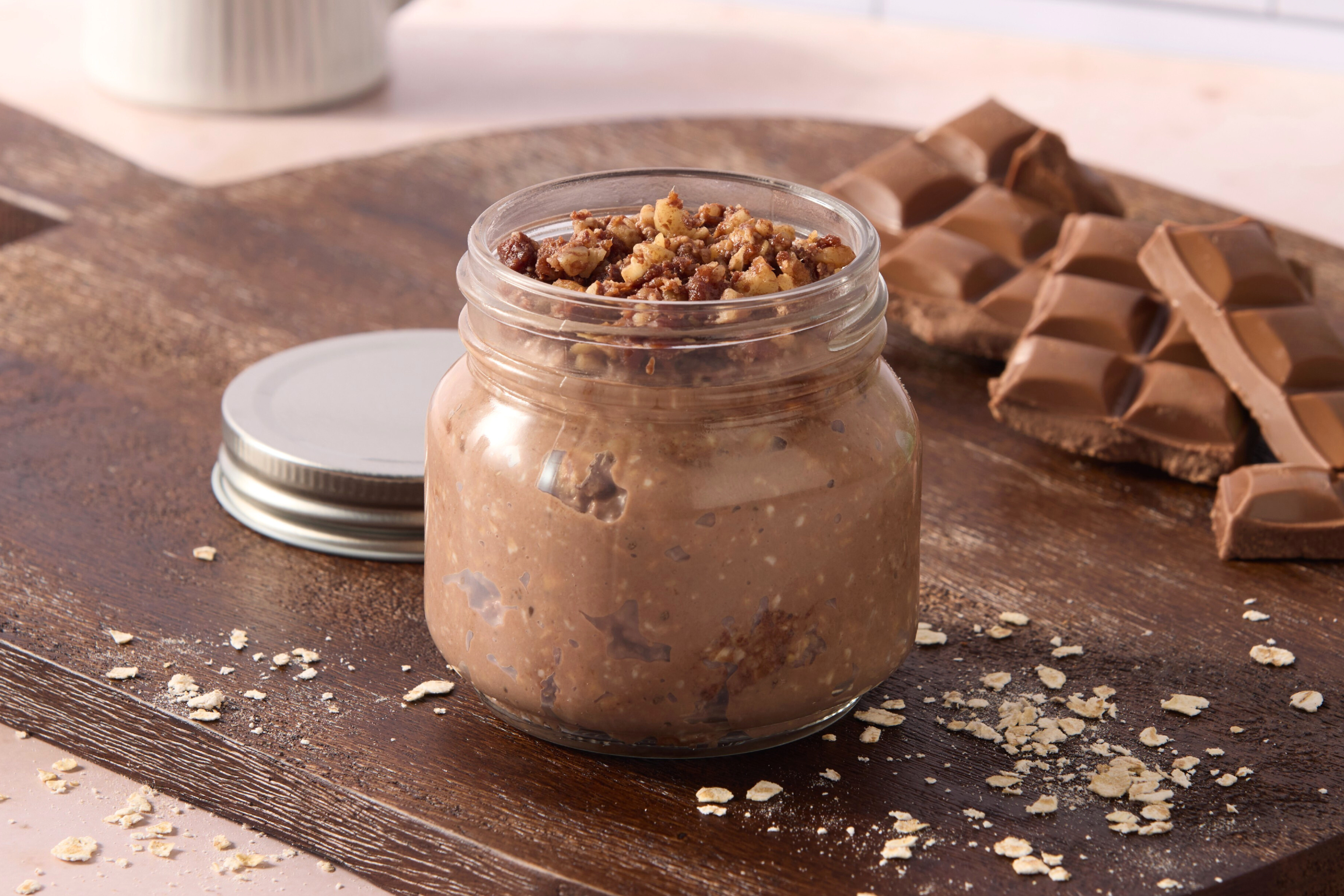 Chocolate Brownie Overnight Oats