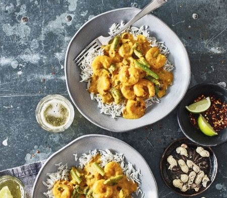 Yellow Thai Prawn Curry