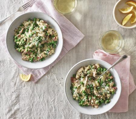 Chicken, Pea & Bacon Risotto