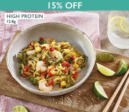 Prawn Noodles with Mango & Coconut