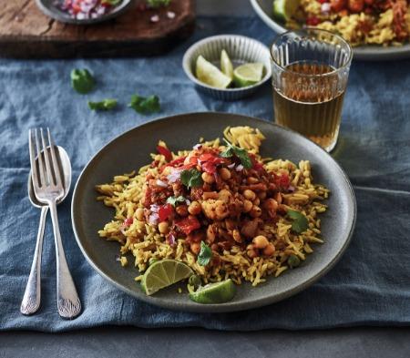 Roasted Vegetable and Chickpea Curry