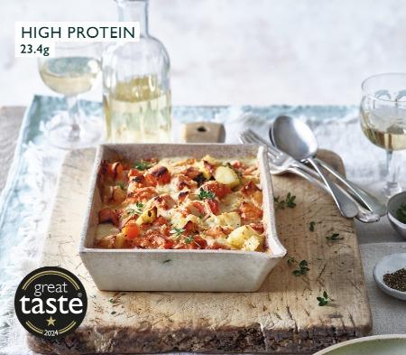 Smoked Haddock & Bacon Gratin