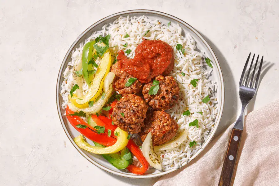 Harissa Lamb Meatballs