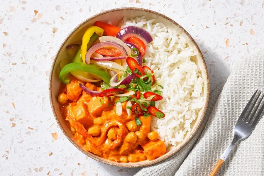 Red Thai Sweet Potato Curry