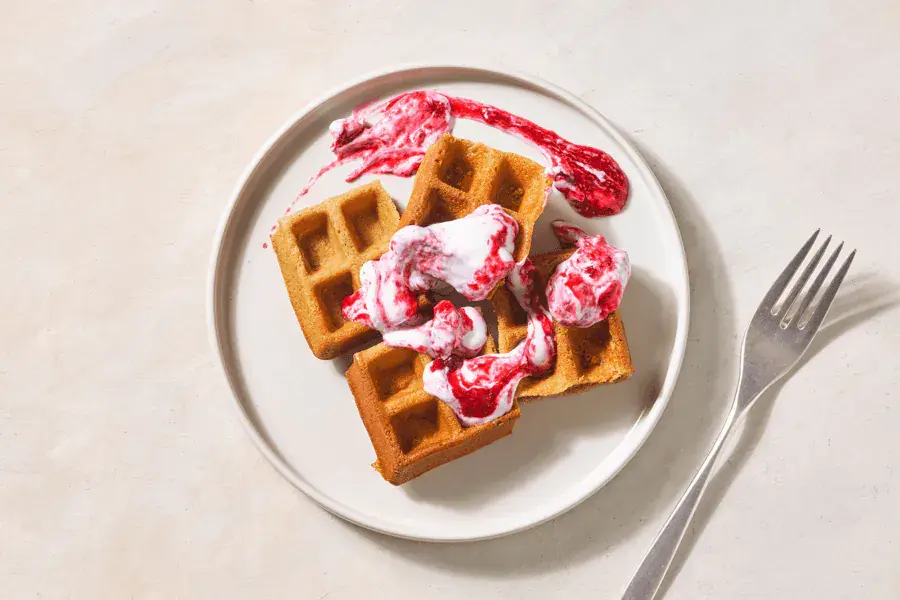 Summer Fruit Waffles