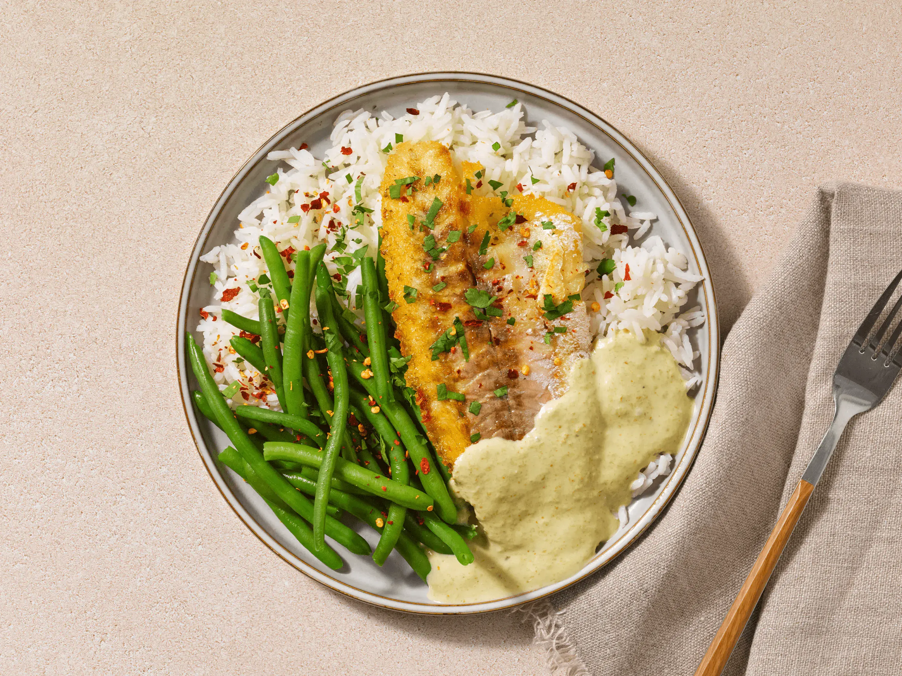 Steamed Sea Bass & Green Thai Curry