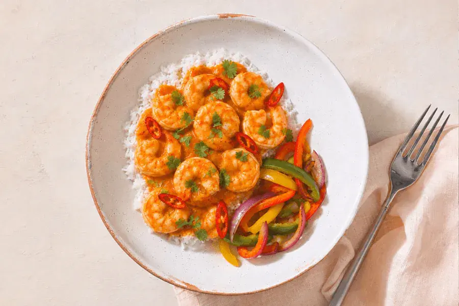 Red Thai King Prawns