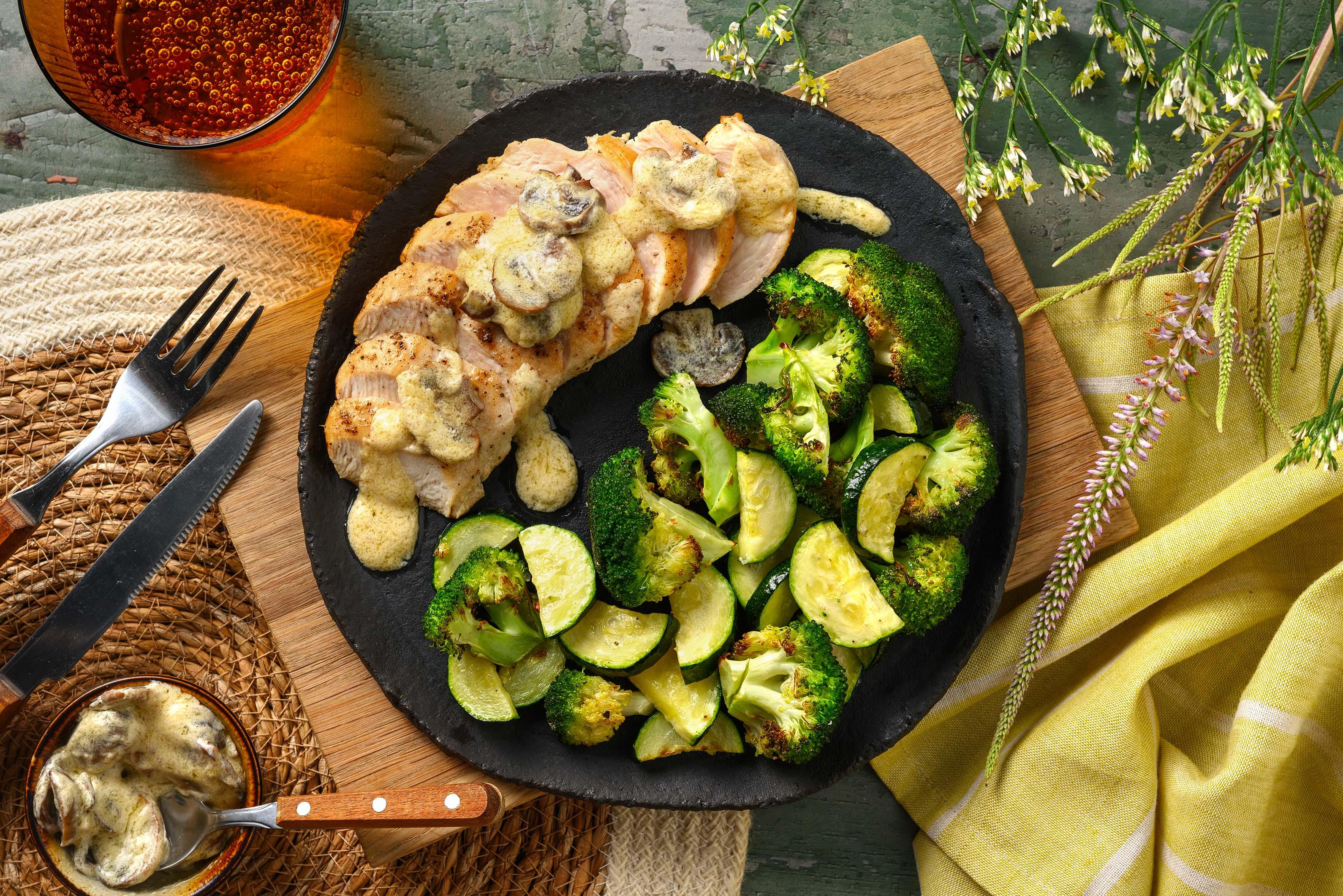 Chicken Breast in a Rich Mushroom Sauce