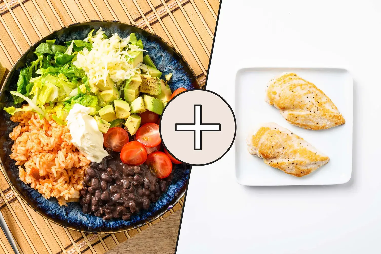 Chicken and Black Bean Burrito Bowl