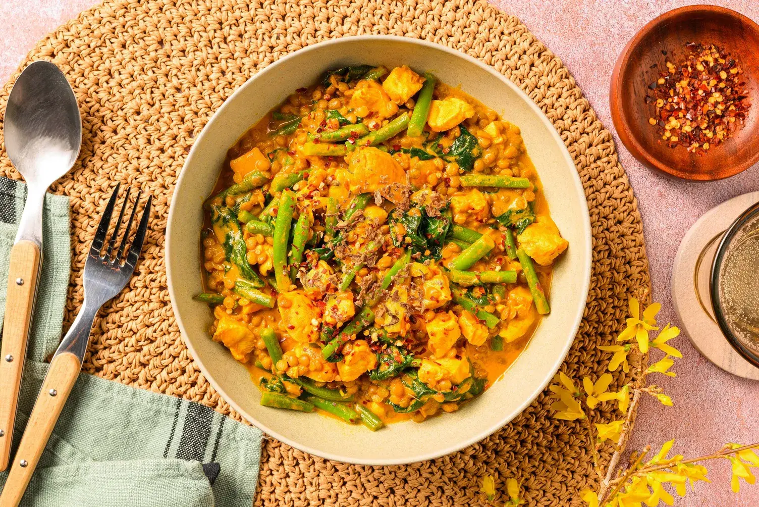 One Pan Double Turkey Dal
