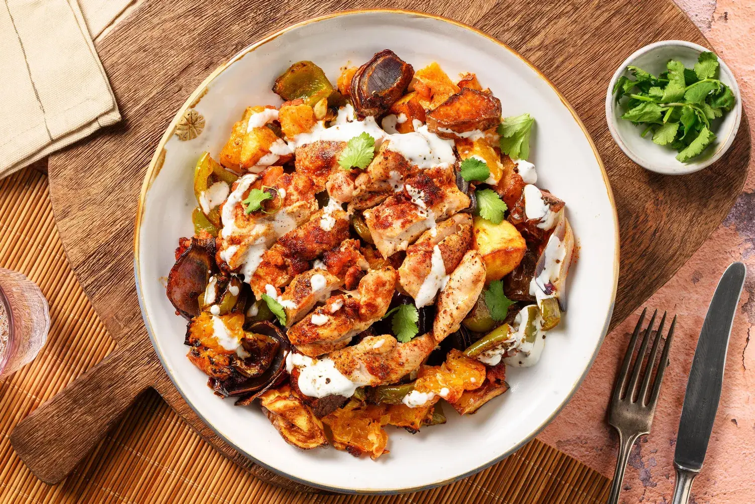 Spicy Orange Chicken Traybake