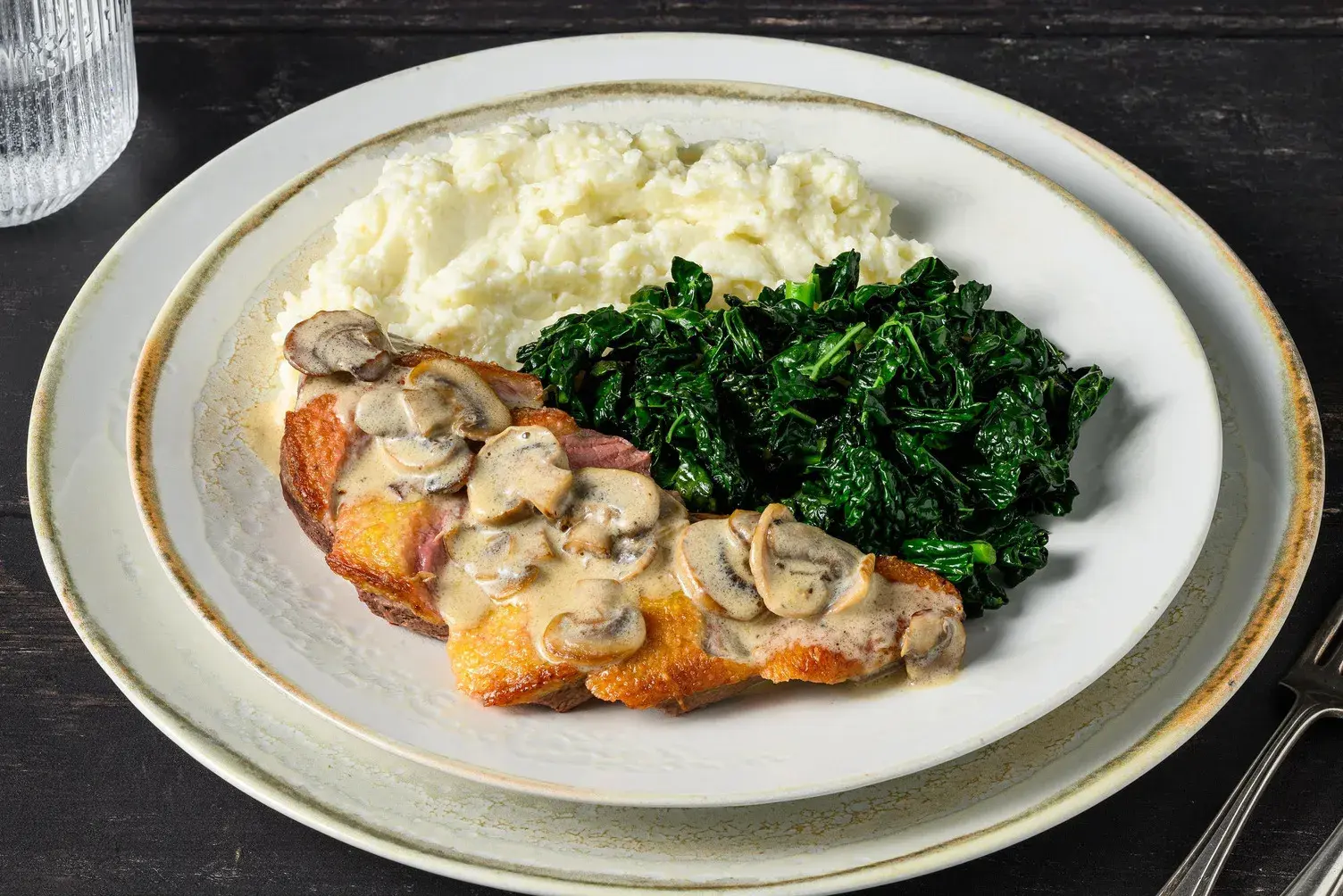 Duck Breast in a Rich Truffle Mushroom Sauce