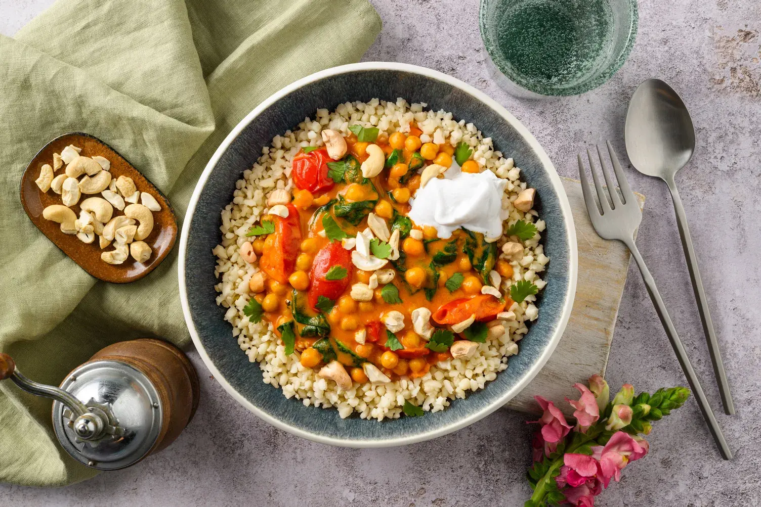 Creamy Tomato and Chickpea Curry