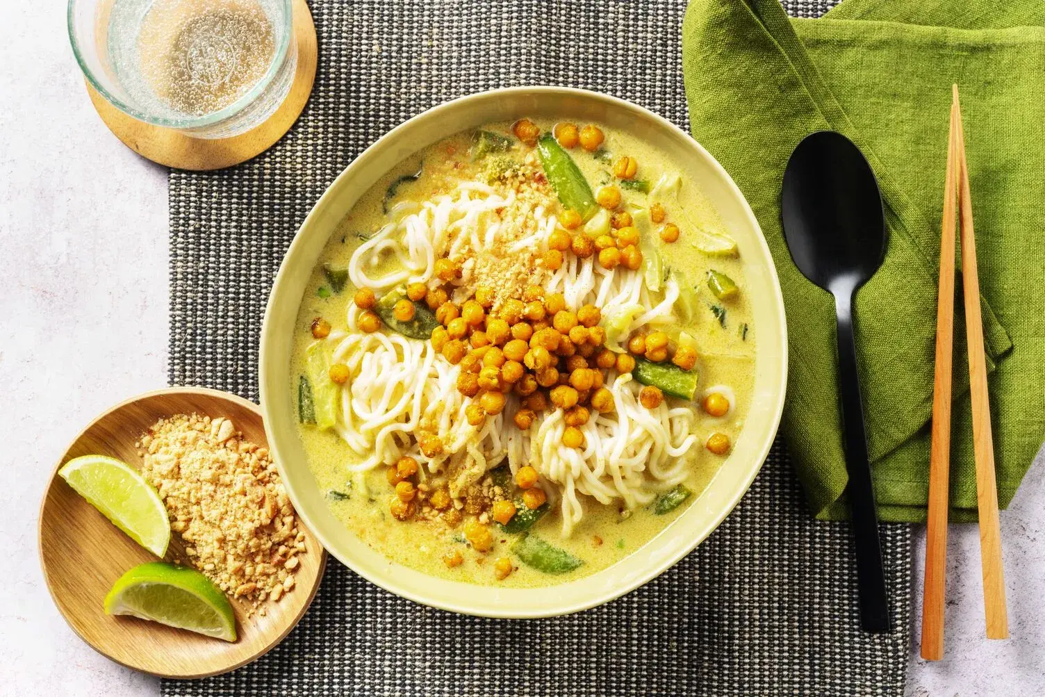 Green Thai Inspired Noodle Laksa