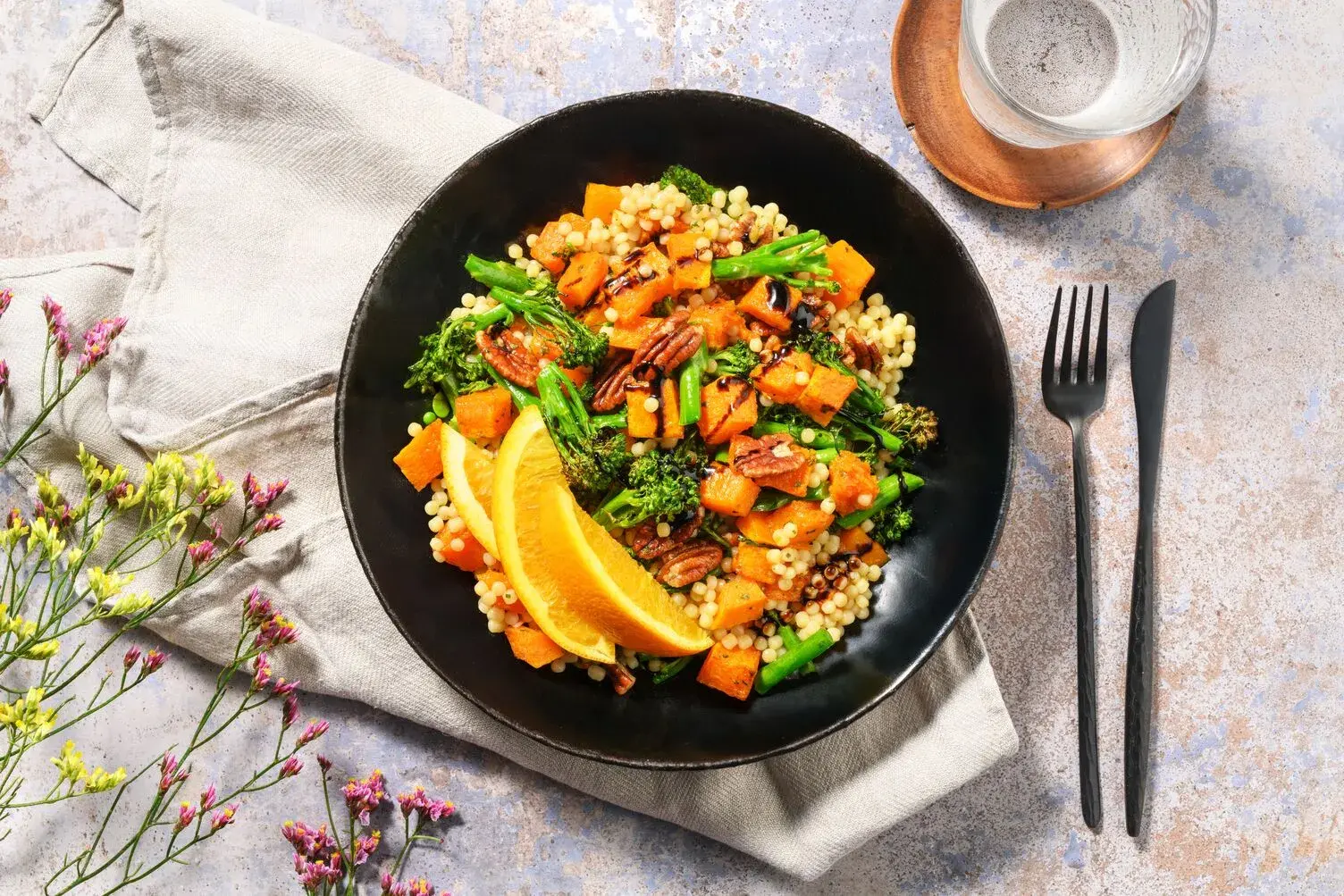 Roasted Butternut Squash Pearl Couscous