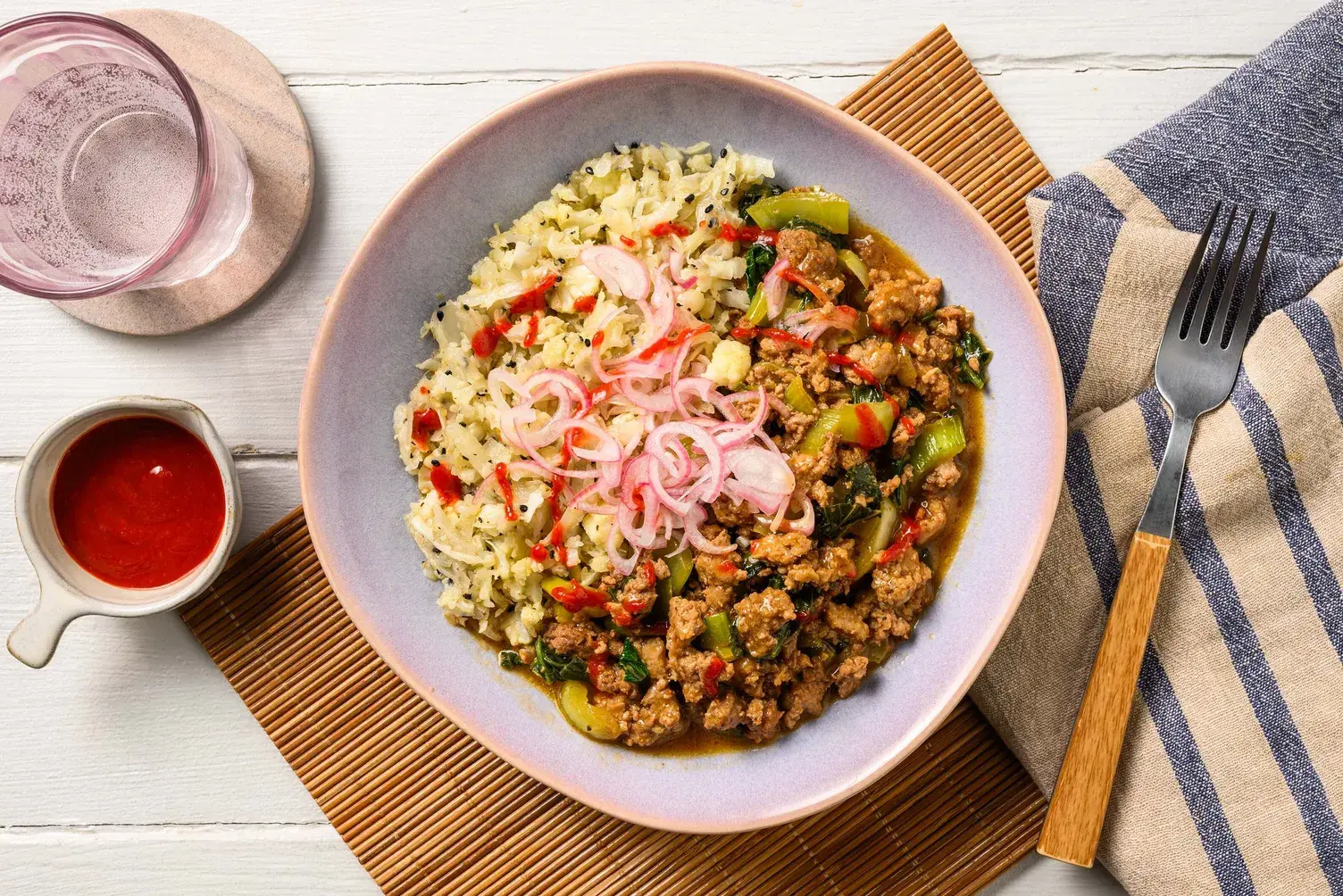 Dan Dan Inspired Beef Mince Stir-Fry