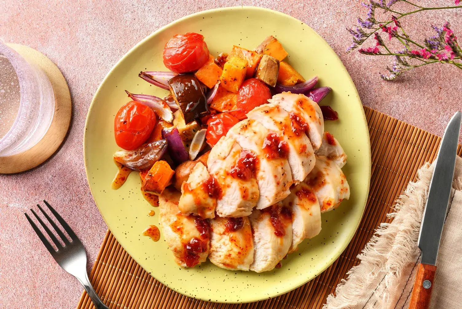 Middle Eastern Inspired Double Chicken Traybake