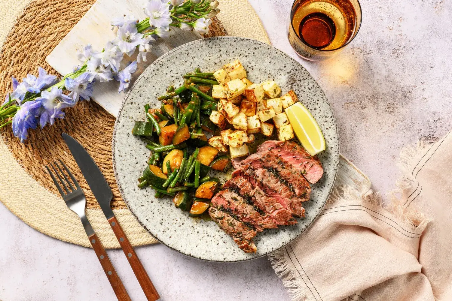 Lemon and Thyme Lamb Steak