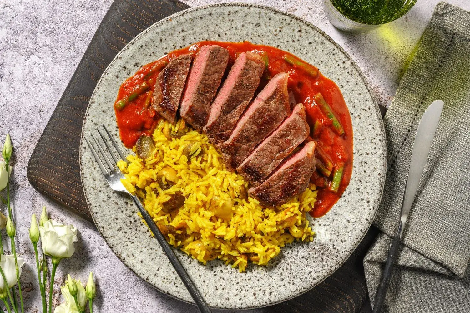 Lamb Steak Dopiaza Inspired Curry