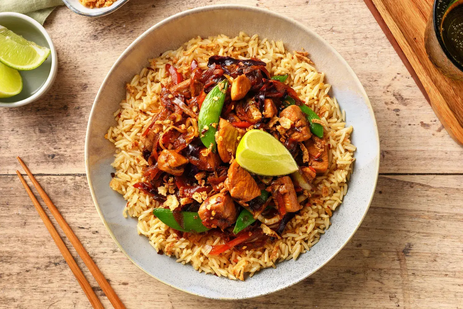 Double Hoisin, Ginger & Lime Chicken Stir-Fry