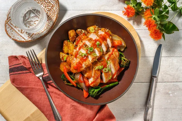 Char Siu Double Chicken Traybake