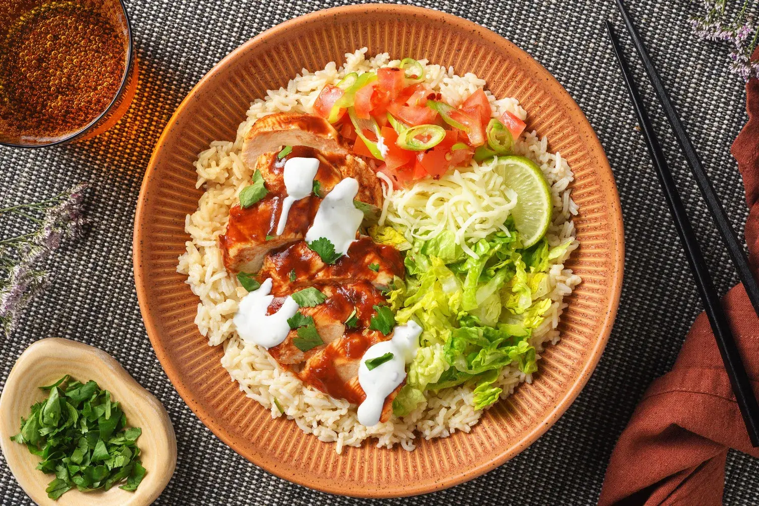 Mexican Inspired Chipotle Chicken Burrito Bowl