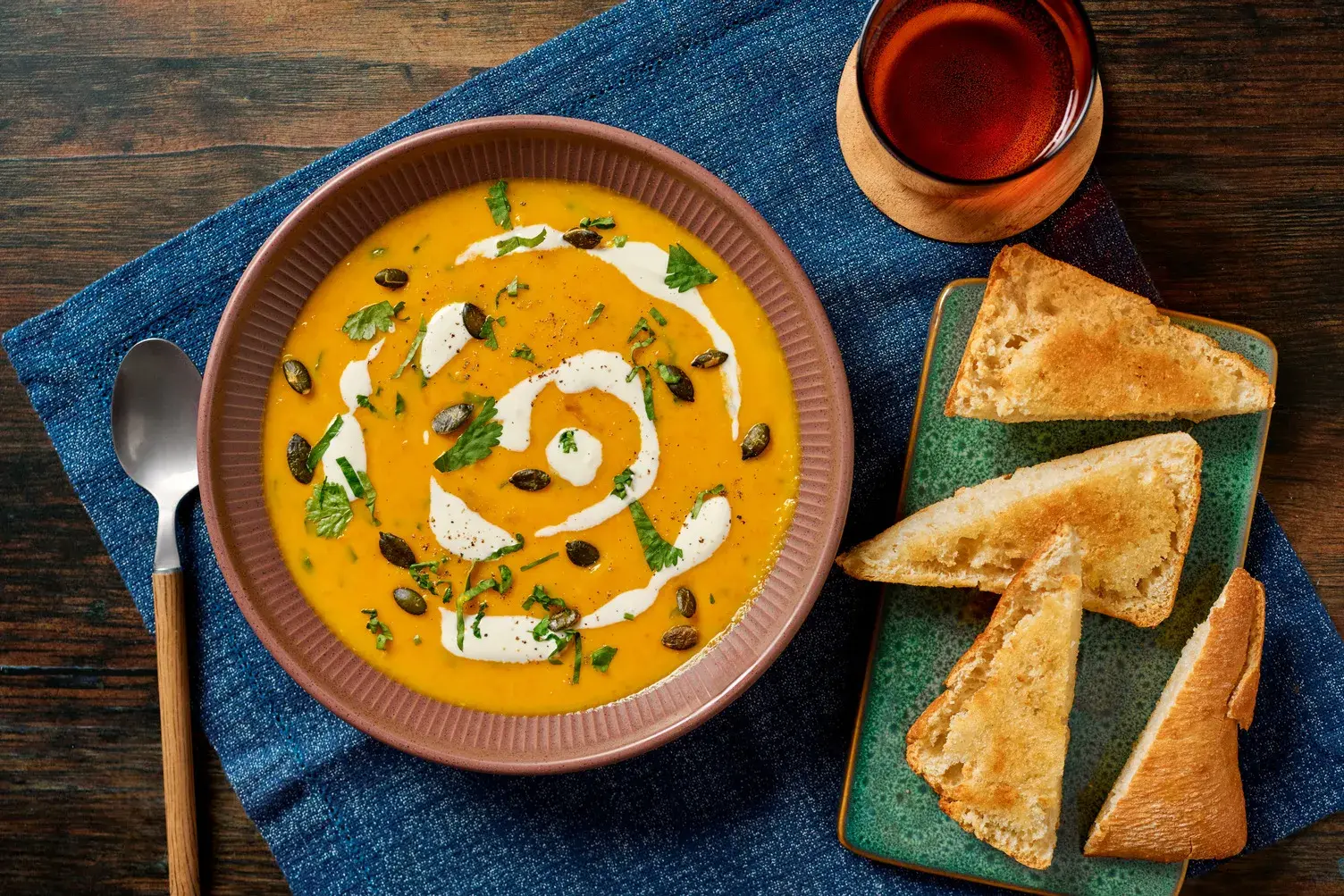 Zingy Hokkaido Pumpkin and Carrot Soup
