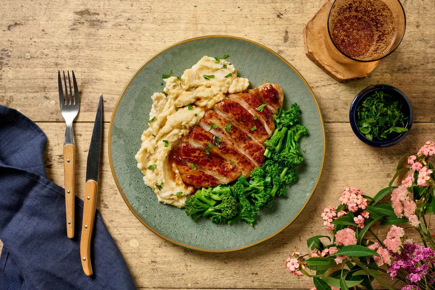 Fig Glazed Gammon Steak