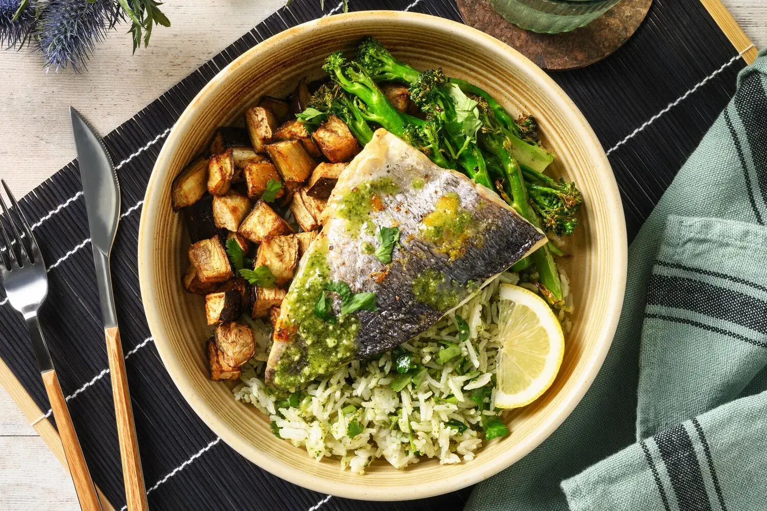Spicy Zhoug Barramundi
