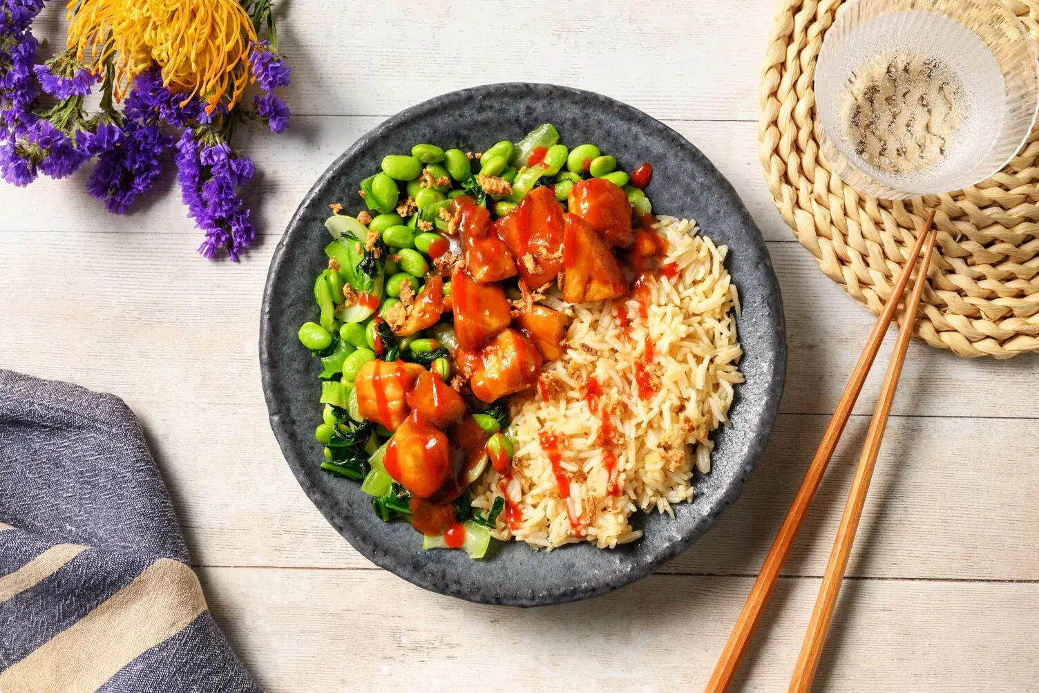 Miso Maple Basa Rice Bowl
