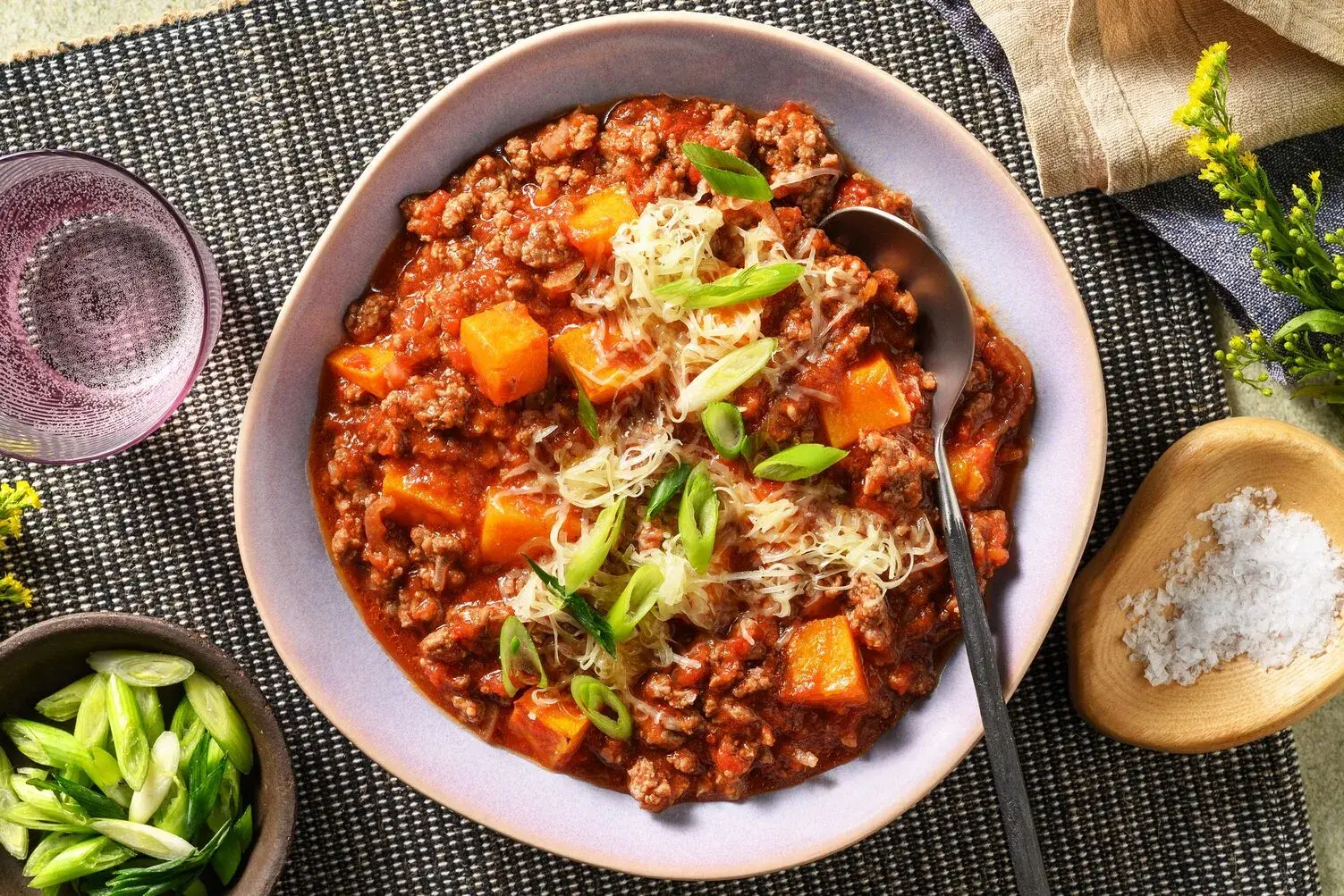 Chipotle Beef and Butternut Squash Chilli