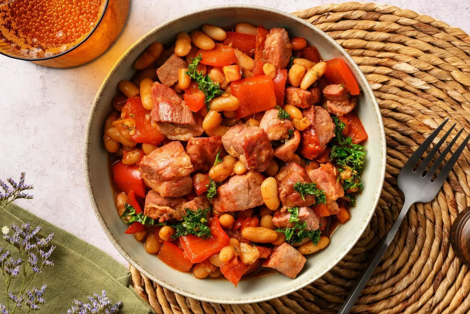 One Pot Pork Fillet Campfire Stew