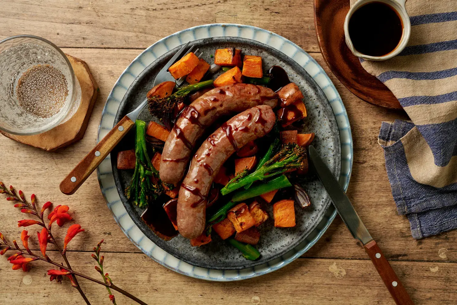 Sausage and Tenderstem® Broccoli Traybake