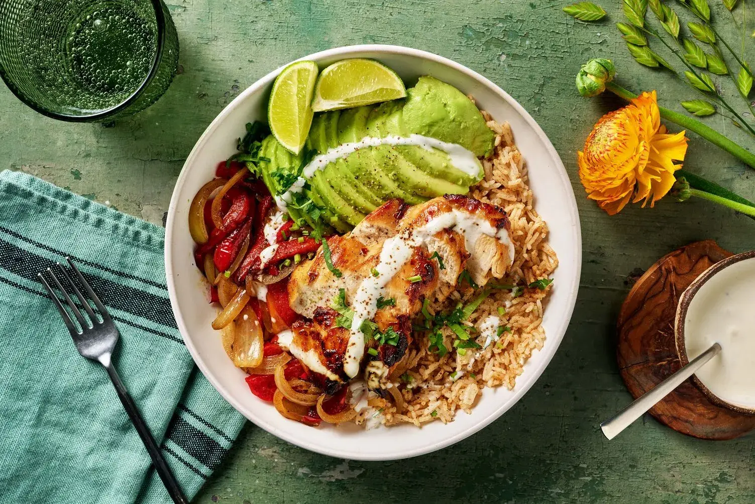 Hot Honey Double Chicken and Spicy Mexican Inspired Rice