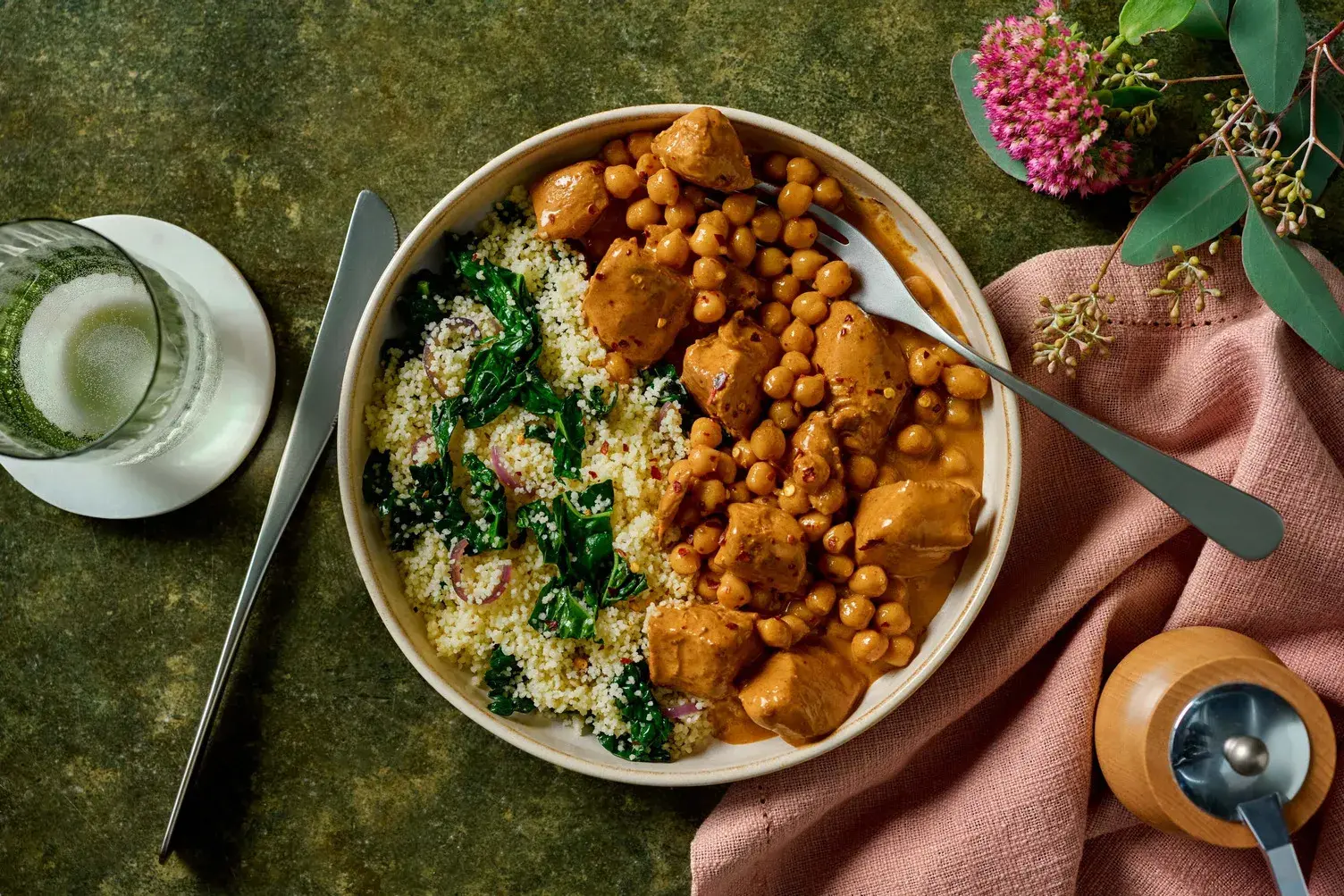 West African Inspired Turkey and Chickpea Curry
