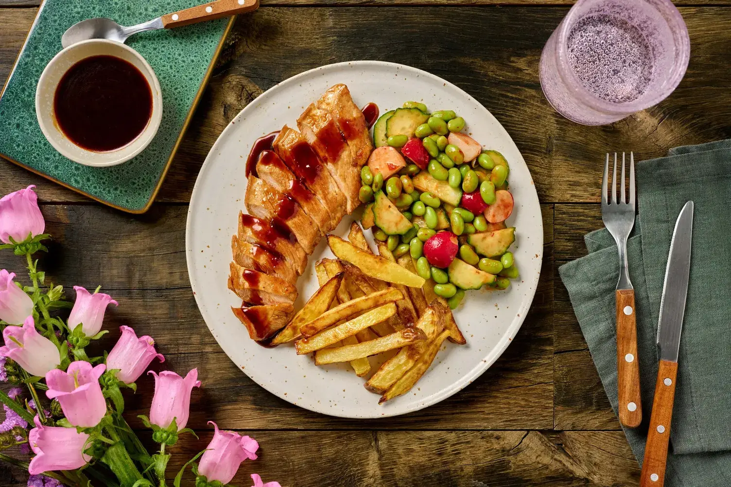 Pan-Fried Turkey Steaks in an XO Sauce