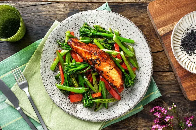 Miso Glazed Trout