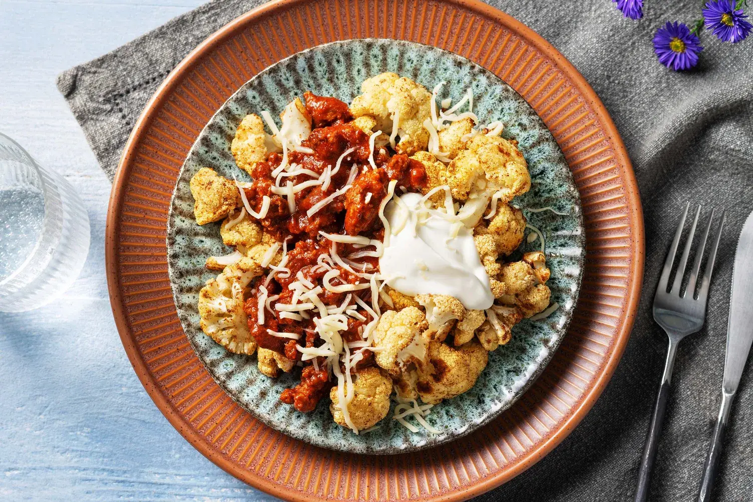 Cheesy Beef Chilli Con Carne