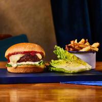 Lean Beef Cheeseburger With Fries