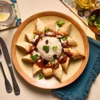 Chicken Sarma Beyti With Buttery Sultana Rice