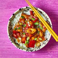 Sweet & Sour Chicken With Rice