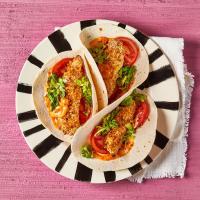 Crispy Chicken Wraps With Chilli Mayo